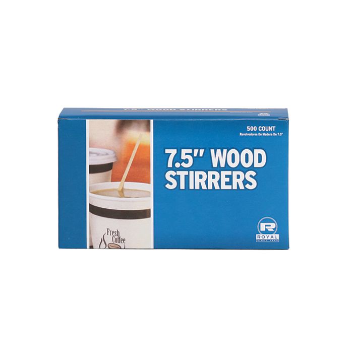 Wooden Coffee Stir Sticks - 500/7.5in Count