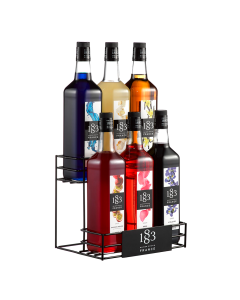 routin 1883 six bottle syrup rack