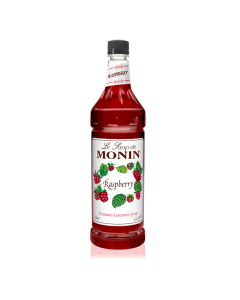 Monin Raspberry Syrup - 4/1L Bottles