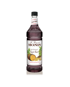 Monin Old Fashioned Root Beer Syrup - 4/1L Bottles