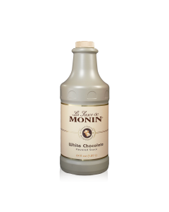 Monin White Chocolate Sauce - 4/64oz Bottles