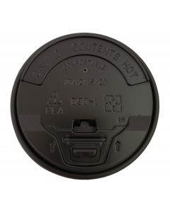 black hot cup lid