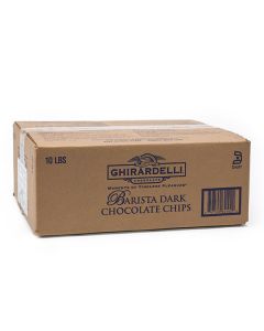 Ghirardelli Barista Dark Chocolate Mini Chips - 10lb Box