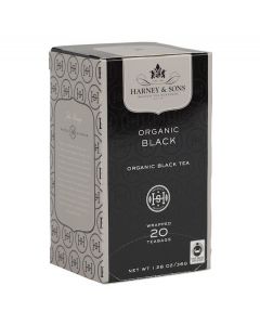 Harney and Sons Tea Organic Black - Case of 6/20 Count Boxes