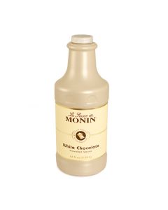 Monin White Chocolate Sauce - 64oz Bottle